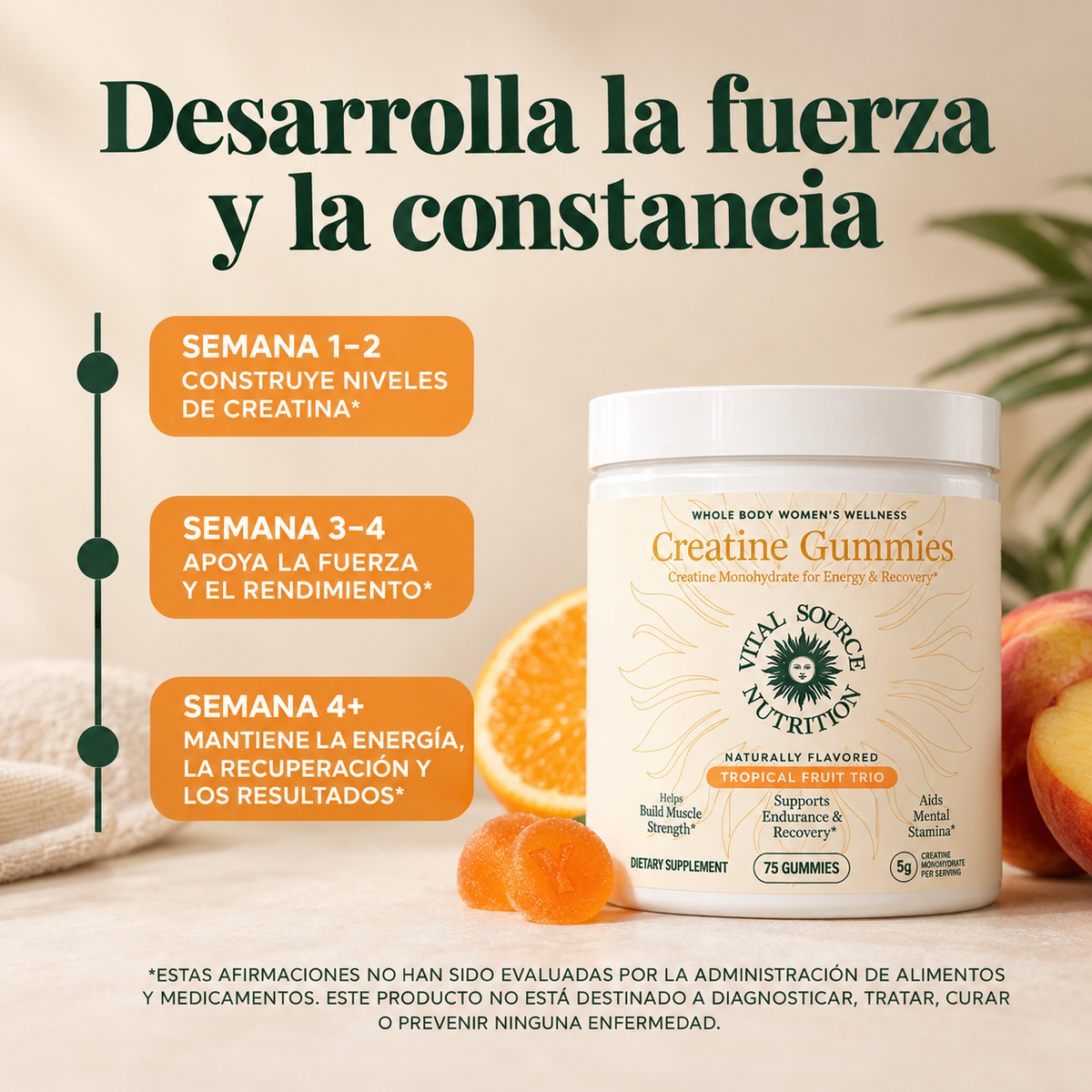 Gomitas de Creatina para Mujeres