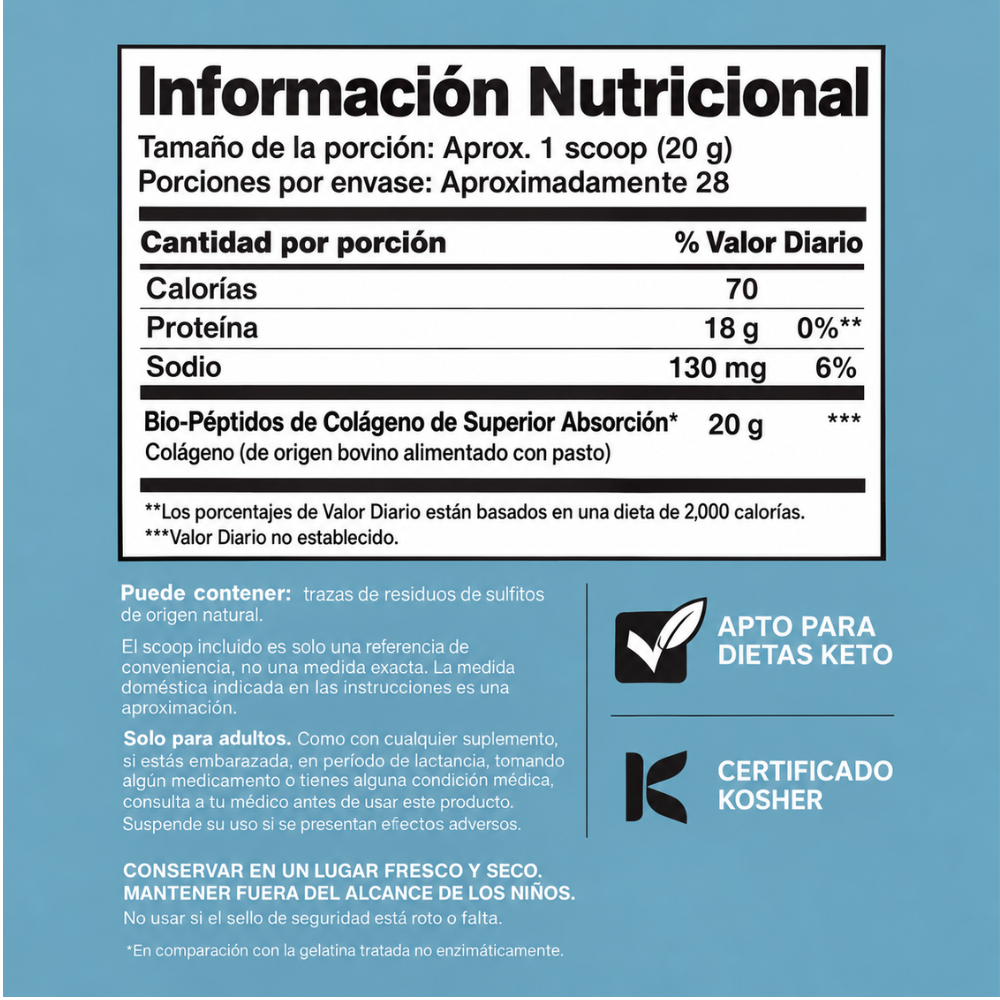 Colágeno en Polvo para Piel y Articulaciones