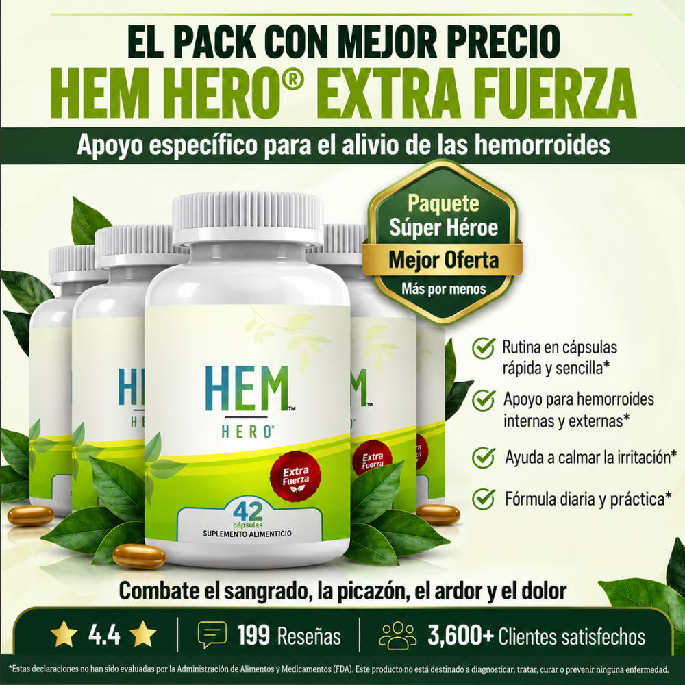 Cápsulas de Bienestar Hemorroidal