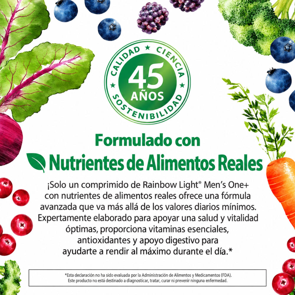 Pastillas Multivitamínicas para Hombre