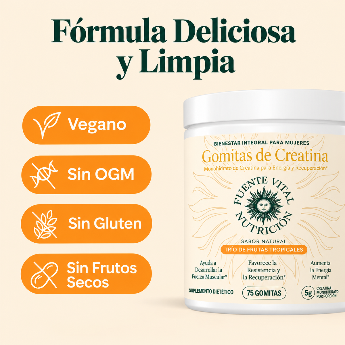 Gomitas de Creatina para Mujeres