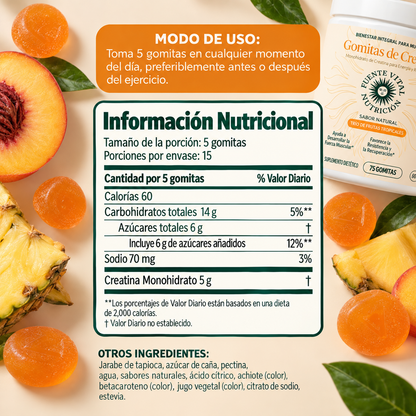 Gomitas de Creatina para Mujeres